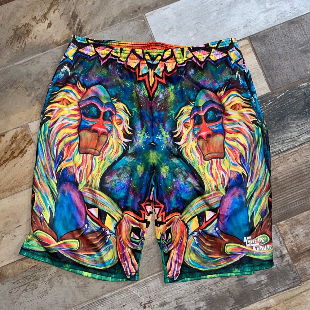 Meditating Rafiki Shorts